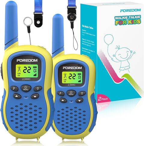 J388C Walkie Talkies for Kids 2 Pack Long Range with Flashlight - Pink in Kuwait