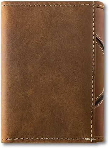 ARIAT Men's Tri-Tone Patchwork Leather Trifold Wallet in Saudi Arabia