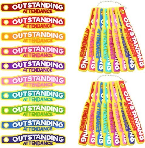 Tondiamo 350 PCS Brag Sticks حضور رائع مع 100 PCS حوافز يمكن ارتداؤها لزيادة طالب قراءة العصي لفصل الدراسي المدرسي للطلاب (حضور رائع) in Kuwait