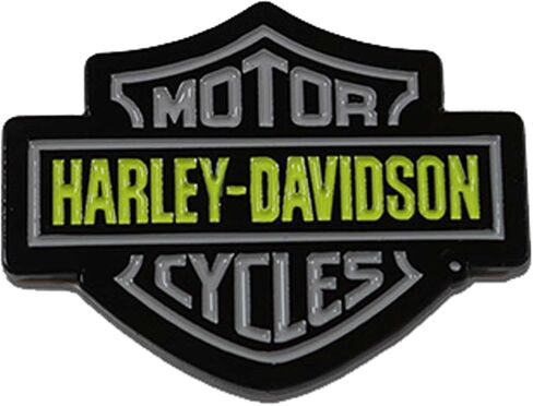 Harley-Davidson 1.5 inch. Venom Bar & Shield Metal Pin - Neon & Black Finish in Saudi Arabia