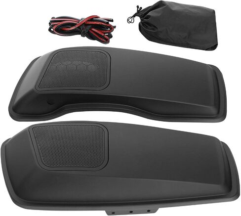 TCT-MT Hard Saddlebag Lids 6x9 بوصة مكبرات صوت شواية ملائمة لـ Harley Touring Road King 2014-2021 Street Glide Ultra Classic Flhtcu flhtk flht fltrx flhr fltrxs black in Saudi Arabia
