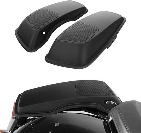 TCT-MT Hard Saddlebag Lids 6x9 بوصة مكبرات صوت شواية ملائمة لـ Harley Touring Road King 2014-2021 Street Glide Ultra Classic Flhtcu flhtk flht fltrx flhr fltrxs black in Saudi Arabia