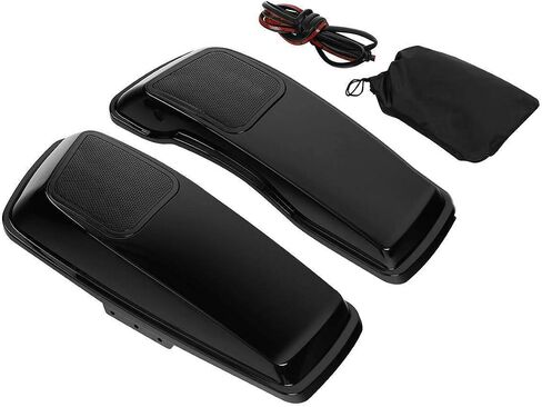 TCT-MT Hard Saddlebag Lids 6x9 بوصة مكبرات صوت شواية ملائمة لـ Harley Touring Road King 2014-2021 Street Glide Ultra Classic Flhtcu flhtk flht fltrx flhr fltrxs black in Kuwait