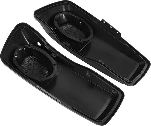 TCT-MT Hard Saddlebag Lids 6x9 بوصة مكبرات صوت شواية ملائمة لـ Harley Touring Road King 2014-2021 Street Glide Ultra Classic Flhtcu flhtk flht fltrx flhr fltrxs black in Saudi Arabia