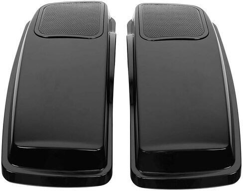 TCT-MT Hard Saddlebag Lids 6x9 بوصة مكبرات صوت شواية ملائمة لـ Harley Touring Road King 2014-2021 Street Glide Ultra Classic Flhtcu flhtk flht fltrx flhr fltrxs black in Kuwait