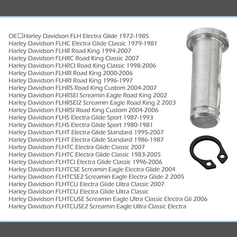 Motorcycle Pedal Mounting Screws, Metal Pedal Retaining Screws, Replacement Parts, Compatible with Harley Dyna Softail Sportster V Rod Night Rod FLHX Sportster 883 1200 (Silver) in Saudi Arabia