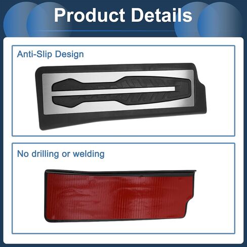 1 Pc Automatic/Manual Footrest Pedals Cover Footrest Pedal Pads Foot Rest Dead Pedal Pad Cover for BMW 3 Series 2019-2023 Stainless Steel Silver Tone in Saudi Arabia