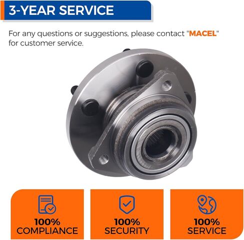 PAROD 513159 Front Wheel Bub Bearing Assembly Fit for Jeep Grand Cherokee 1999-2004 - 5 Lug in Saudi Arabia