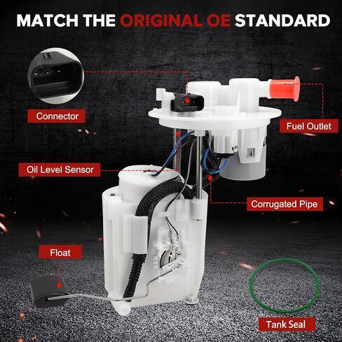 E9110M Electric Fuel Pump Module Assembly Compatible with Hyundai Elantra Veloster Kia Forte 2012-2017 1.6L 2.0L L4 Replace# 311102V500 FG1672 P77060M SP3049M in Saudi Arabia