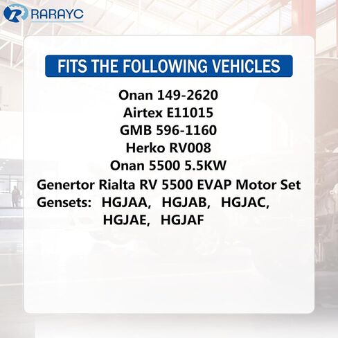 E11015 استبدال مضخة الوقود الكهربائية لـ Onan 5500 5.5kW مولد ، A029F887 A047N929 149-2620 | متوافق مع Cummins Onan Marquis Gold ، Rialta RV ، Evap Systems | Airtex GMB 596-1160 in Saudi Arabia