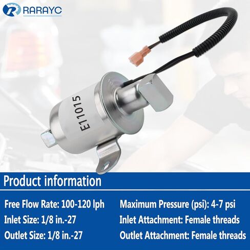 E11015 استبدال مضخة الوقود الكهربائية لـ Onan 5500 5.5kW مولد ، A029F887 A047N929 149-2620 | متوافق مع Cummins Onan Marquis Gold ، Rialta RV ، Evap Systems | Airtex GMB 596-1160 in Saudi Arabia