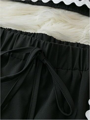 MakeMeChic Women's Beach Vacation Outfits Shirred Crop Top and Shorts Set with Shirt in Kuwait