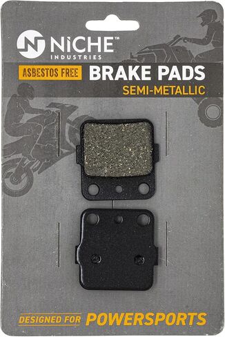 NICHE Brake Pad Set for Honda Rancher 420 TRX420 Yamaha Warrior Wolverine 350 Front Rear Semi-Metallic 3 Pack in Saudi Arabia