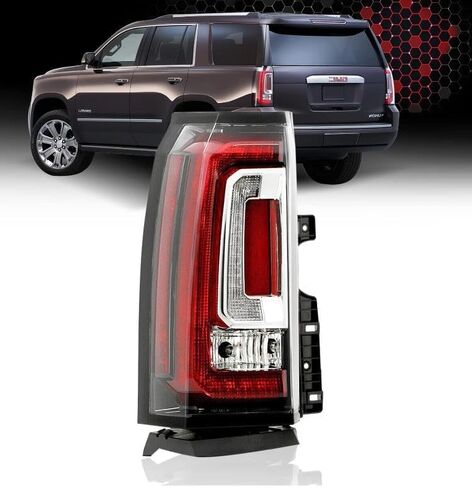 Applicable to GMC tail lights and brake lights for the years 2015-2020. OE:84536242 84536243 (right handle drive) in Saudi Arabia