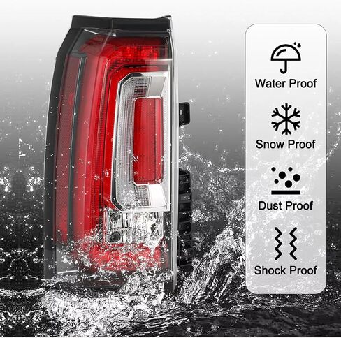 Applicable to GMC tail lights and brake lights for the years 2015-2020. OE:84536242 84536243 (right handle drive) in Saudi Arabia