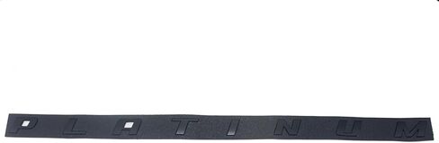2Pc Platinum Emblem 3D Letter Badge Sticker Rear Bedside Nameplate with Double Tape (Chrome) in Saudi Arabia