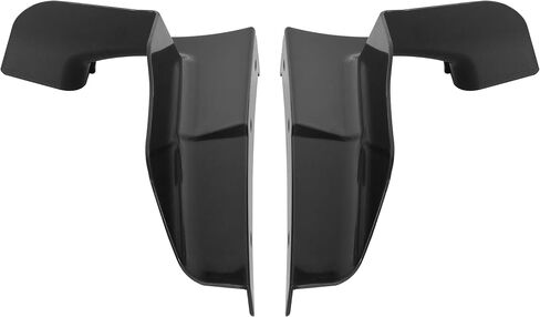 حشوات Hecasa الأمامية الوفير متوافقة مع 1980-1985 Chevy Chevrolet Caprice/Impala البلاستيك مجموعة سوداء من 2 pcs in Saudi Arabia
