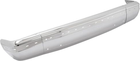 KUAFU Front Bumper Compatible with 1987-1991 Ford Bronco F150 F250 F350 Replacement for E7TZ17757B, FO1002210, W/Molding Holes, Steel Chrome Silvery in Saudi Arabia