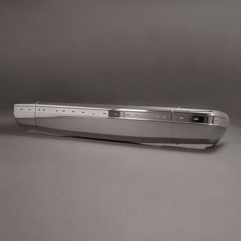 KUAFU Front Bumper Compatible with 1987-1991 Ford Bronco F150 F250 F350 Replacement for E7TZ17757B, FO1002210, W/Molding Holes, Steel Chrome Silvery in Saudi Arabia