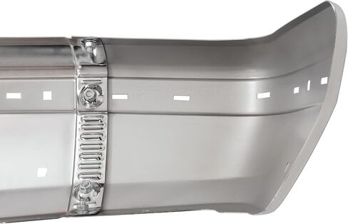 KUAFU Front Bumper Compatible with 1987-1991 Ford Bronco F150 F250 F350 Replacement for E7TZ17757B, FO1002210, W/Molding Holes, Steel Chrome Silvery in Saudi Arabia