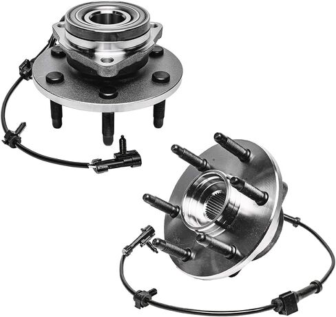 Detroit Axle - 4WD Front 21pc End Suspension Kit for Silverado Sierra Yukon XL Suburban 1500 Tahoe, Control Arms Tie Rods Sway Bars Ball Joints Wheel Bearing Hubs Rear Shock Absorbers Replacement in Saudi Arabia