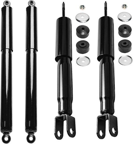 Detroit Axle - 4WD Front 21pc End Suspension Kit for Silverado Sierra Yukon XL Suburban 1500 Tahoe, Control Arms Tie Rods Sway Bars Ball Joints Wheel Bearing Hubs Rear Shock Absorbers Replacement in Saudi Arabia