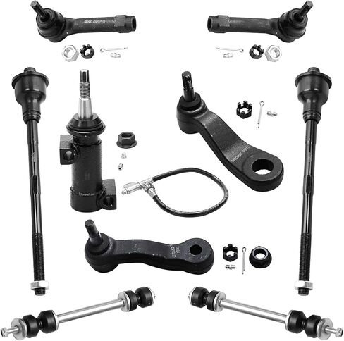 Detroit Axle - 4WD Front 21pc End Suspension Kit for Silverado Sierra Yukon XL Suburban 1500 Tahoe, Control Arms Tie Rods Sway Bars Ball Joints Wheel Bearing Hubs Rear Shock Absorbers Replacement in Saudi Arabia