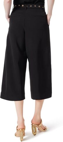 DEE OCLEPPO Women's Mariana Belted Wide Leg Cropped Pant Standard in Saudi Arabia