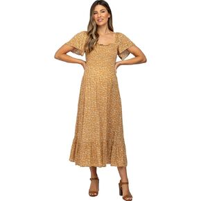 PinkBlush Floral Smocked Maternity Maxi Dress in Kuwait