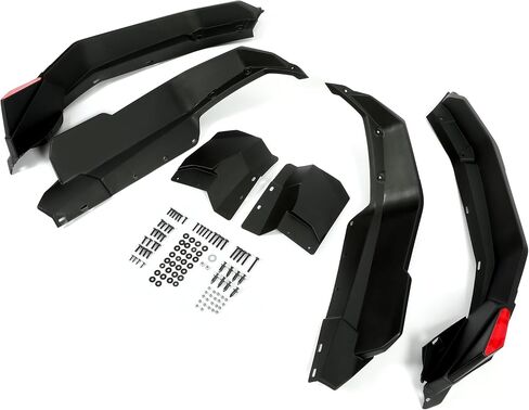 HECASA Front Rear Fender Flares Compatible with 2013-2016 Can-Am Maverick 1000/ 1000R/ Max 1000R Replacement for 715001323 4PCS Extended Mud Guard Flaps in Saudi Arabia