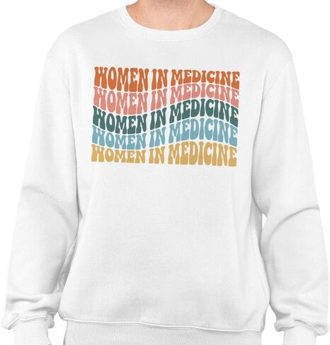 Retro Women in Medicine Sweatshirt Unisex in Saudi Arabia