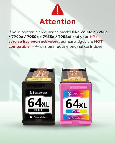 63XL Replacement for HP Ink 63 63XL Ink Cartridges Combo Pack Black and Color Compatible with HP Envy 4520 OfficeJet 3830 4650 5255 5258 DeskJet 3630 Printer Ink Cartridges in Saudi Arabia