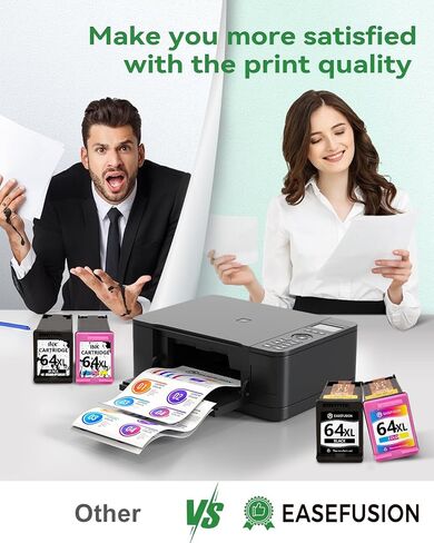 63XL Replacement for HP Ink 63 63XL Ink Cartridges Combo Pack Black and Color Compatible with HP Envy 4520 OfficeJet 3830 4650 5255 5258 DeskJet 3630 Printer Ink Cartridges in Saudi Arabia