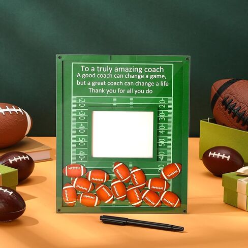 Volleyball Frame Coach Gift with Volleyball Wood Chips Signature Pen Graduation Coach Frame Gifts Volleyball Plate Plaque for Coaches Thank You Coach Gift in Kuwait