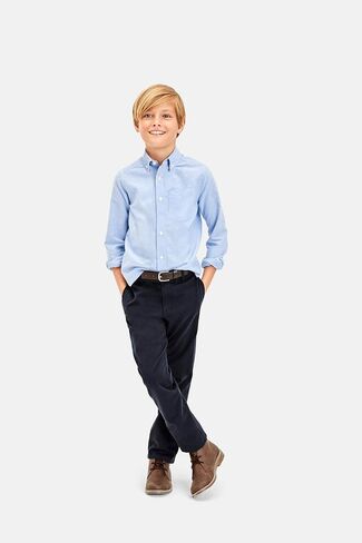 The Children's Place Baby Boys And Toddler Boys Long Sleeve Oxford Button Down Shirt,Lt Blue,6-9MONTHS in Saudi Arabia