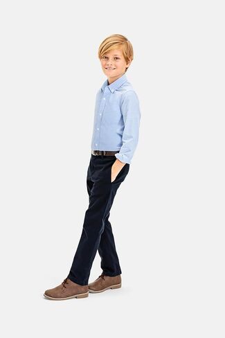 The Children's Place Baby Boys And Toddler Boys Long Sleeve Oxford Button Down Shirt,Lt Blue,6-9MONTHS in Saudi Arabia