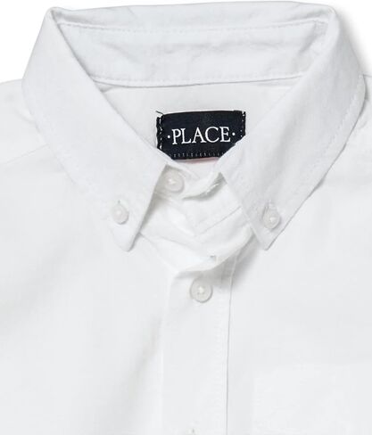 The Children's Place Baby Boys And Toddler Boys Long Sleeve Oxford Button Down Shirt,Lt Blue,6-9MONTHS in Saudi Arabia