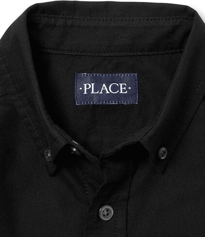 The Children's Place Baby Boys And Toddler Boys Long Sleeve Oxford Button Down Shirt,Lt Blue,6-9MONTHS in Saudi Arabia