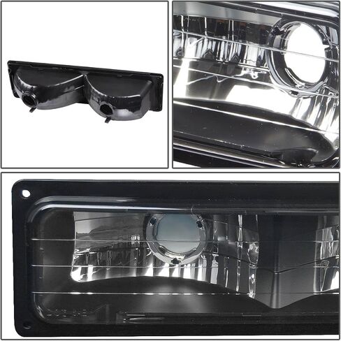 DNA Motoring BLC10BK Bumper Light [For 88-98 Chevy Tahoe GMC Yukon C/K ] in Saudi Arabia