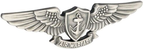 شارة أخصائي الحرب في USN Aviation Carfare تم تجنيد أكسيد الفضة الحجم العادي in Saudi Arabia