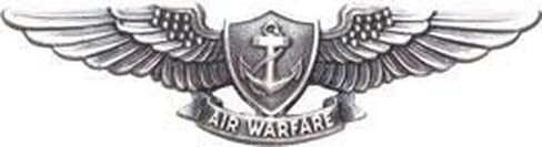 شارة أخصائي الحرب في USN Aviation Carfare تم تجنيد أكسيد الفضة الحجم العادي in Saudi Arabia