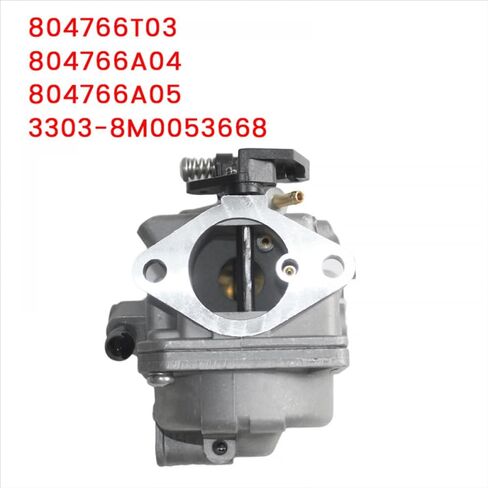 Carburetor Assembly 3303-8M0053668 Compatible With Mercruiser Quicksilver 4-Stroke 6HP Outboard Motor Model 804766A04 in Saudi Arabia