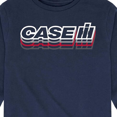 Case IH Logo Repeated - Youth Long Sleeve Graphic T-Shirt in Saudi Arabia