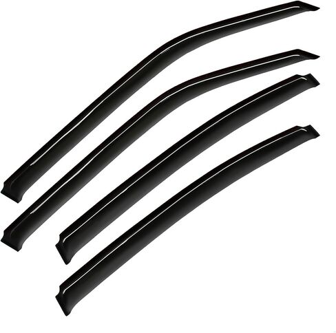 Window Visors Compatible with 2004-2012 Chevy Colorado/GMC Canyon Crew Cab Wind Deflectors Sun Rain Guards 4pcs 94133 in Kuwait