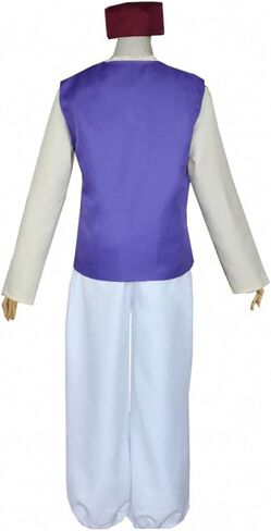 Mens Arabian Prince Costume Uniform Fairy Tale Cosplay Suits Halloween Outfits Full Set With Hat in Saudi Arabia