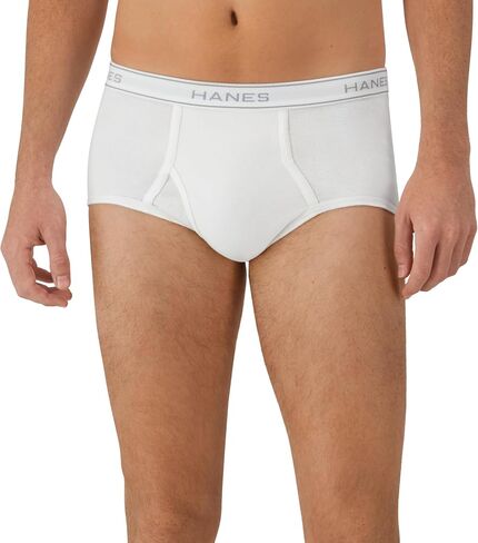 حزمة Hanes Men's Pack ، ملخصات القطن ، ملابس داخلية رطوبة ، تنفس ، أبيض ، 6 عبوات in Saudi Arabia