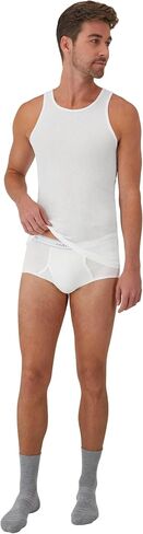 حزمة Hanes Men's Pack ، ملخصات القطن ، ملابس داخلية رطوبة ، تنفس ، أبيض ، 6 عبوات in Saudi Arabia