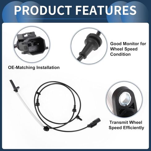ABS Wheel Speed Sensor Front Left Right ABS Sensor Anti-lock Braking System Sensor No.DG1Z2C204A for Ford Taurus 2013-2019 in Saudi Arabia