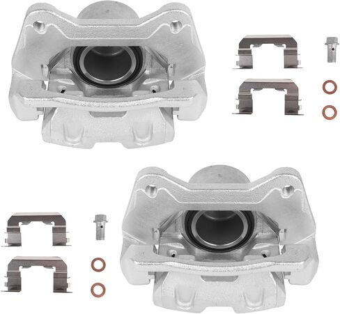 Autoround 19B6461 19B6460 Brake Caliper Assembly with Bracket Fit for Hyundai Sonata 2011 2012 2013 ، Front Driver Side Side in Saudi Arabia