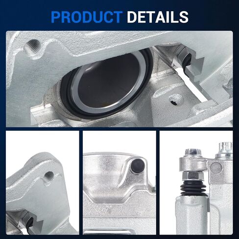 Autoround 19B6461 19B6460 Brake Caliper Assembly with Bracket Fit for Hyundai Sonata 2011 2012 2013 ، Front Driver Side Side in Saudi Arabia